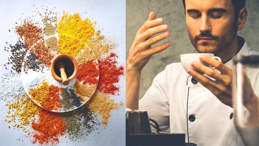 The art or pairing scents and flavours
