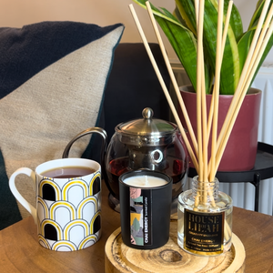 Chai Energy Ritual Set - Scented Candle, Reed Diffuser & Tea