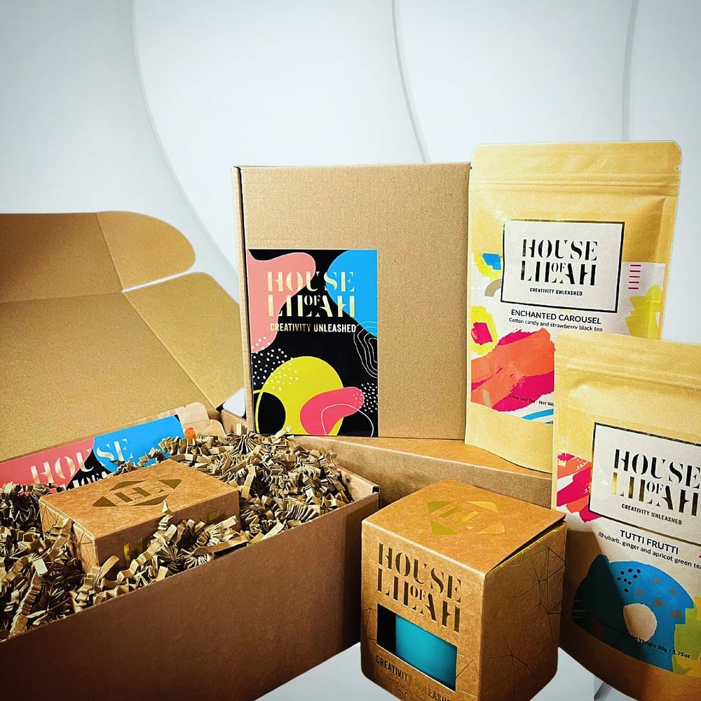 Create Your Own Gift Set - Concrete Soy Candle & 2 x Tea