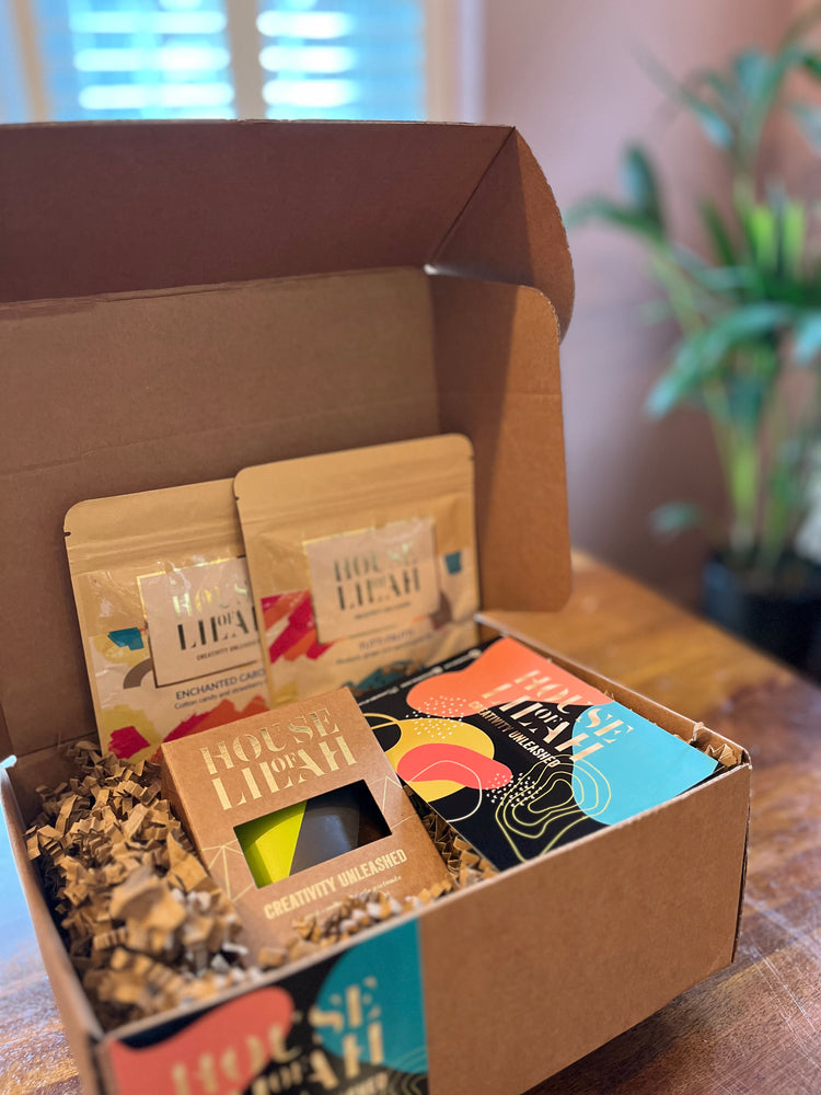 Create Your Own Gift Set - Concrete Soy Candle & 2 x Tea