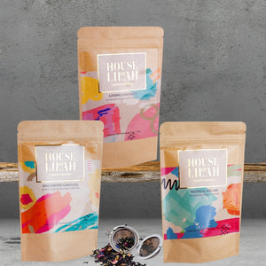 Tea Tasting Gift Sets - 3 x Loose Leaf Tea + Tea Strainer