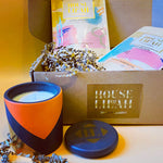 Mindfulness Ritual Set - Concrete Soy Candle & 2 x Tea